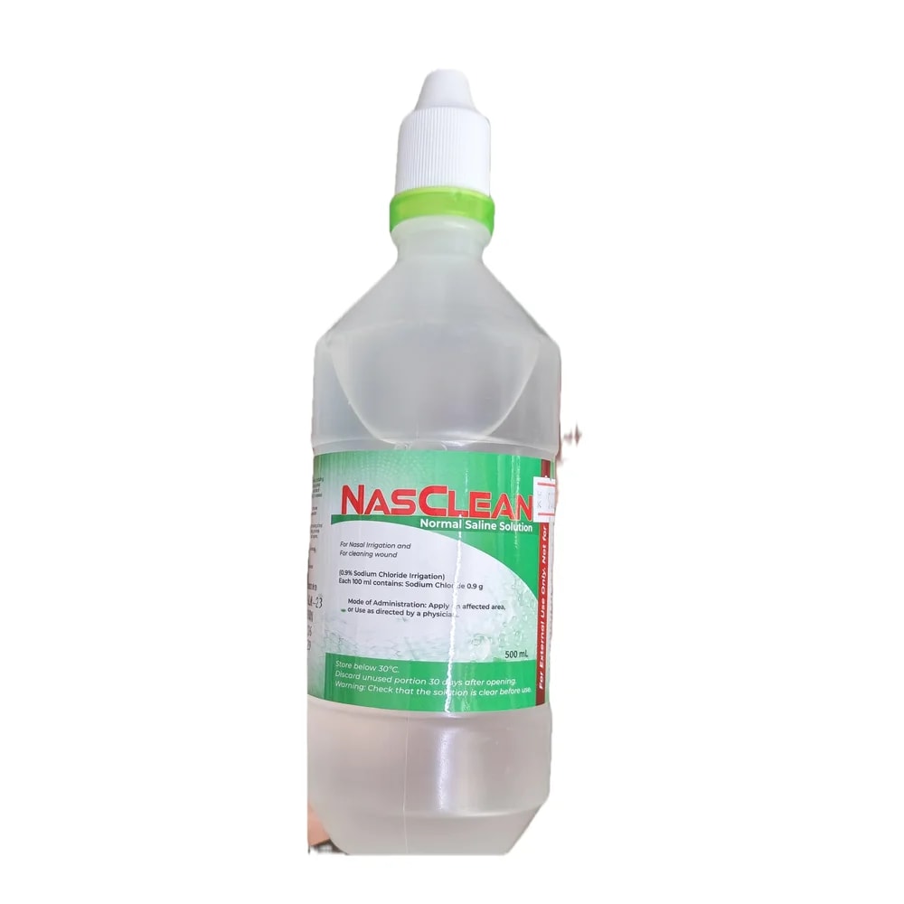 NasClean Normal Saline Solution 0.9% (500 mL) - Morhachun Pharmacies
