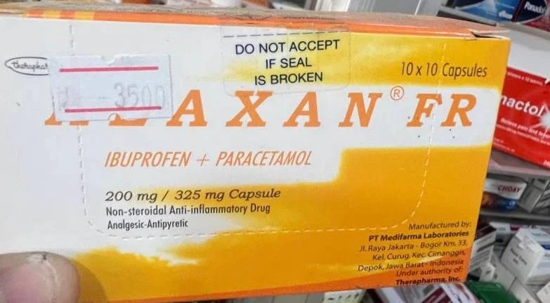 RAXAN FR Ibuprofen 200mg + Paracetamol 325mg - α±ααααααΆα αα·ααΈαα½ααααΈ105K