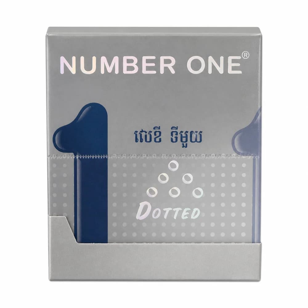 Number One Dotted Love condom, 24 x 3's
