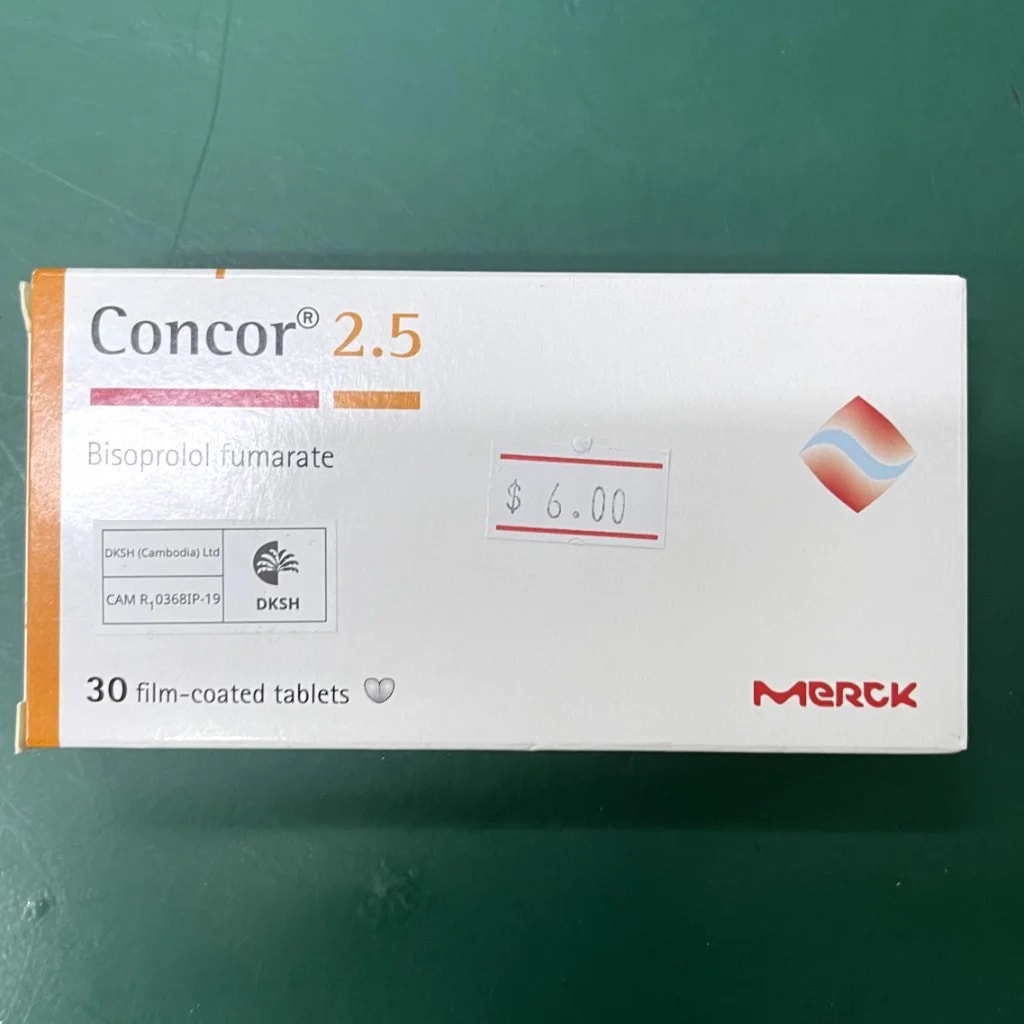 Concor 2.5 (Bisoprolol Fumarate) Not available - Pharmacy Rotha 2