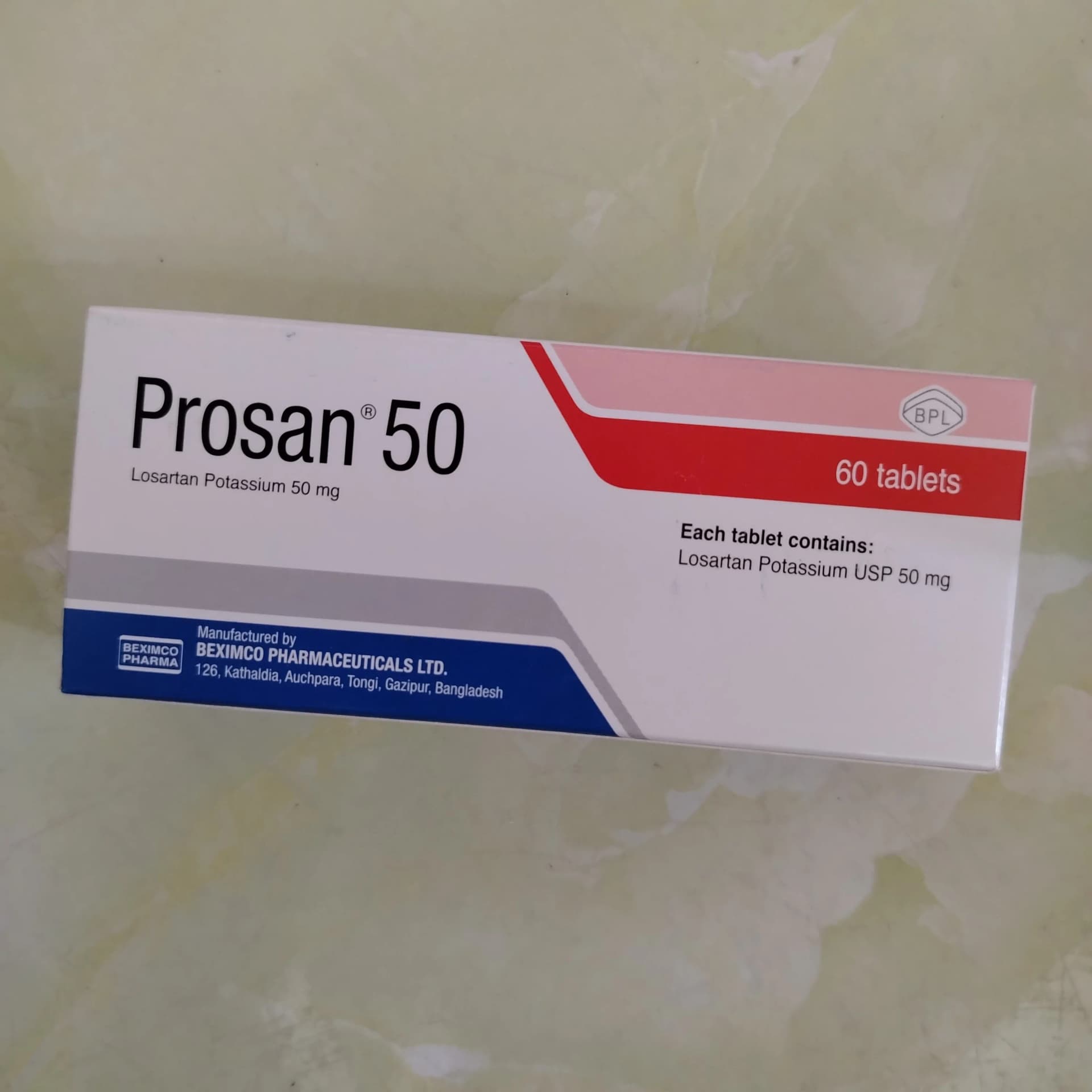 Prosan 50 50 mg