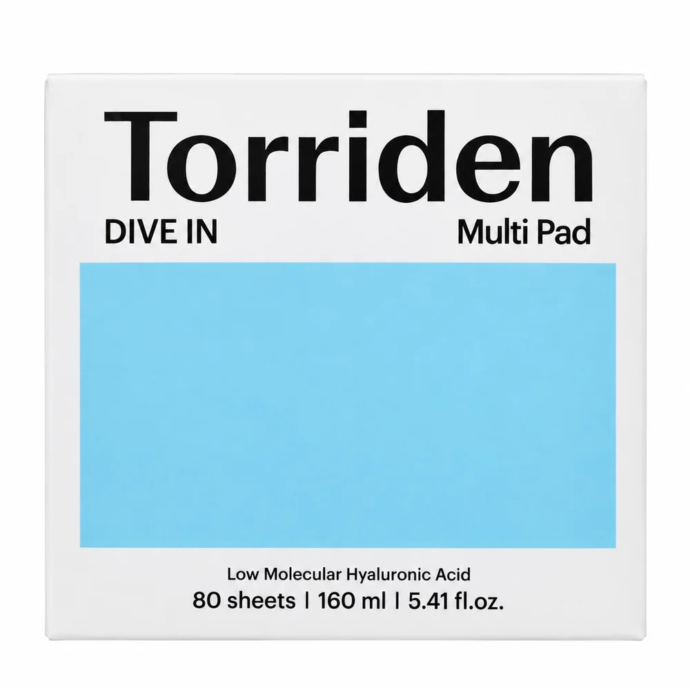 Torriden DIVE IN Low Molecular Hyaluronic Acid Multi Pads 80 sheets / 160 ml - Pharmacy Krech hong