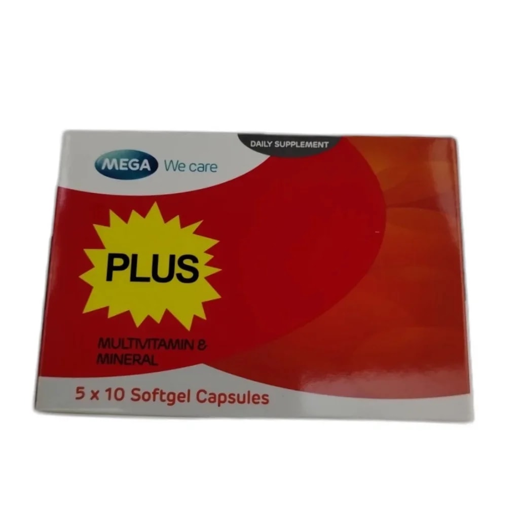 Mega PLUS Multivitamin & Mineral Multivitamin + Mineral (Vit A 2000 IU + B complex + C + D 270 IU + minerals) - PONLEU DOUNG DARA PHARMACY