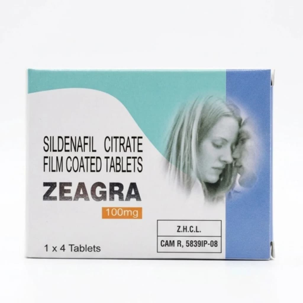 Zeagra 4 tablet Sildenafil 100mg