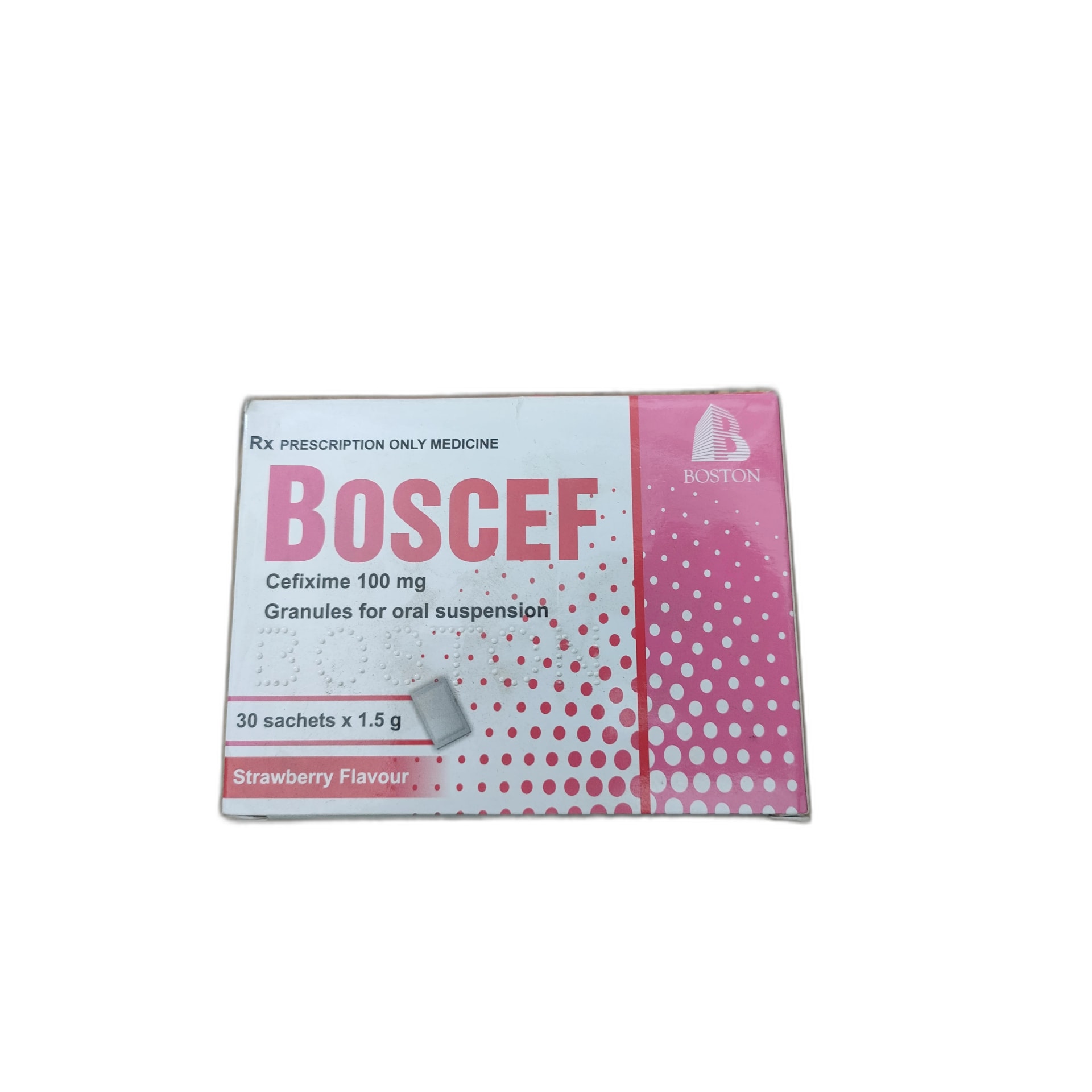 Boscef Cefixime 100mg 100 mg per sachet - PHARMARCY DARA RAKSMEY KOK CHAMBOK