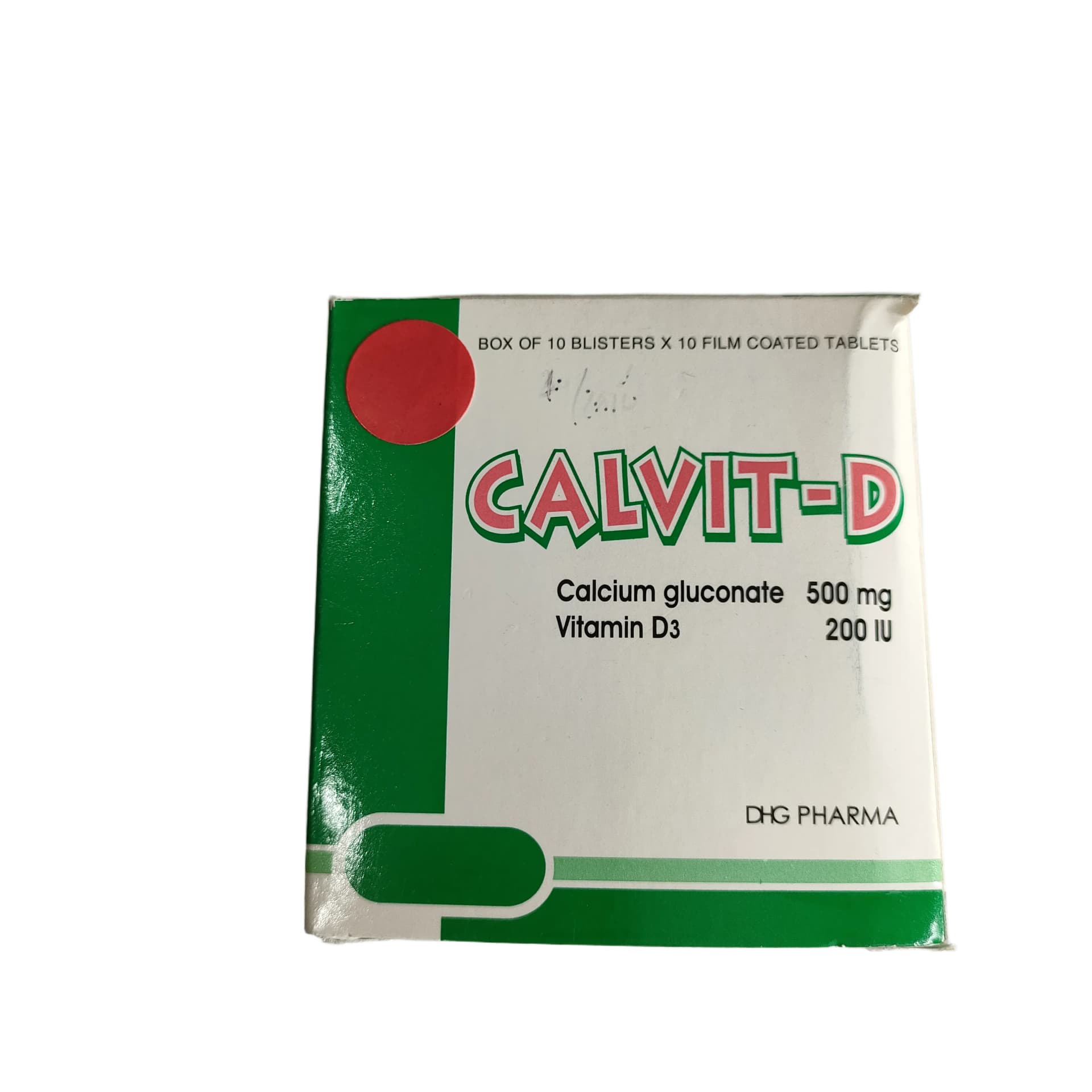 Calvit-D Calcium Gluconate 500mg + Vitamin D3 200IU