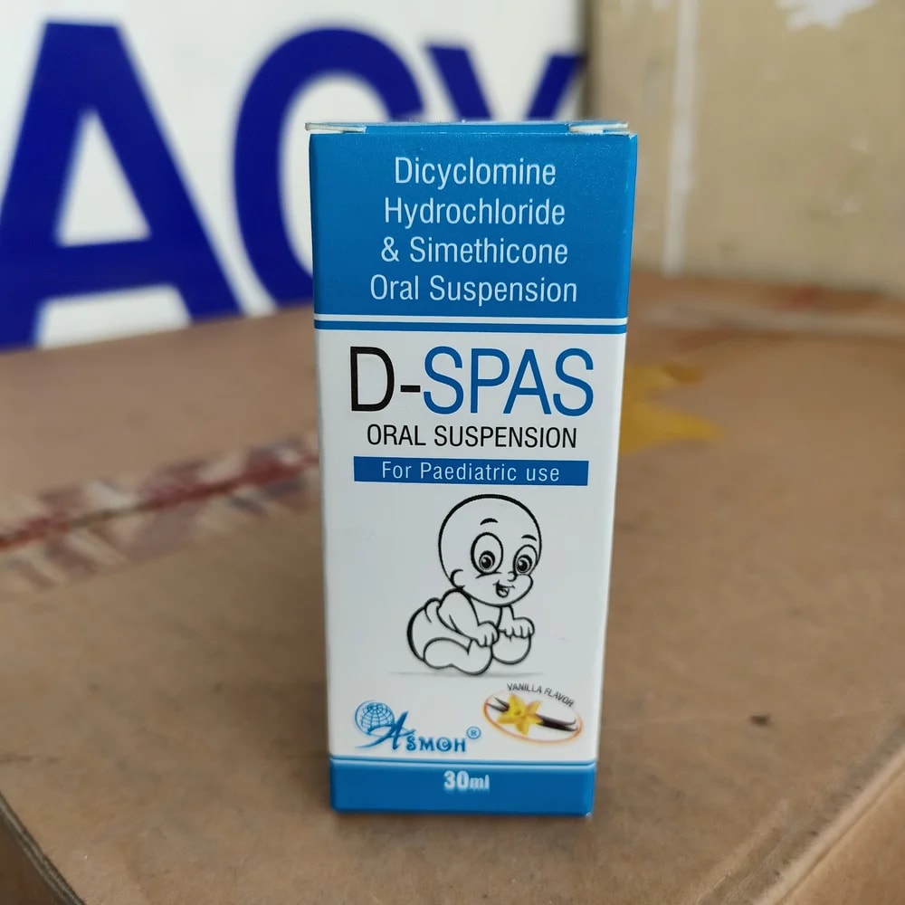 D-SPAS Dicyclomine HCl 10 mg & Simethicone 40 mg per 5 ml - LEAN LEAN PHARMACY
