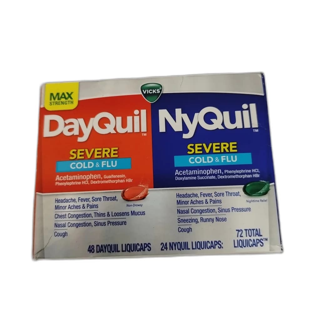 Vicks DayQuil & NyQuil Severe Cold & Flu 325 mg
