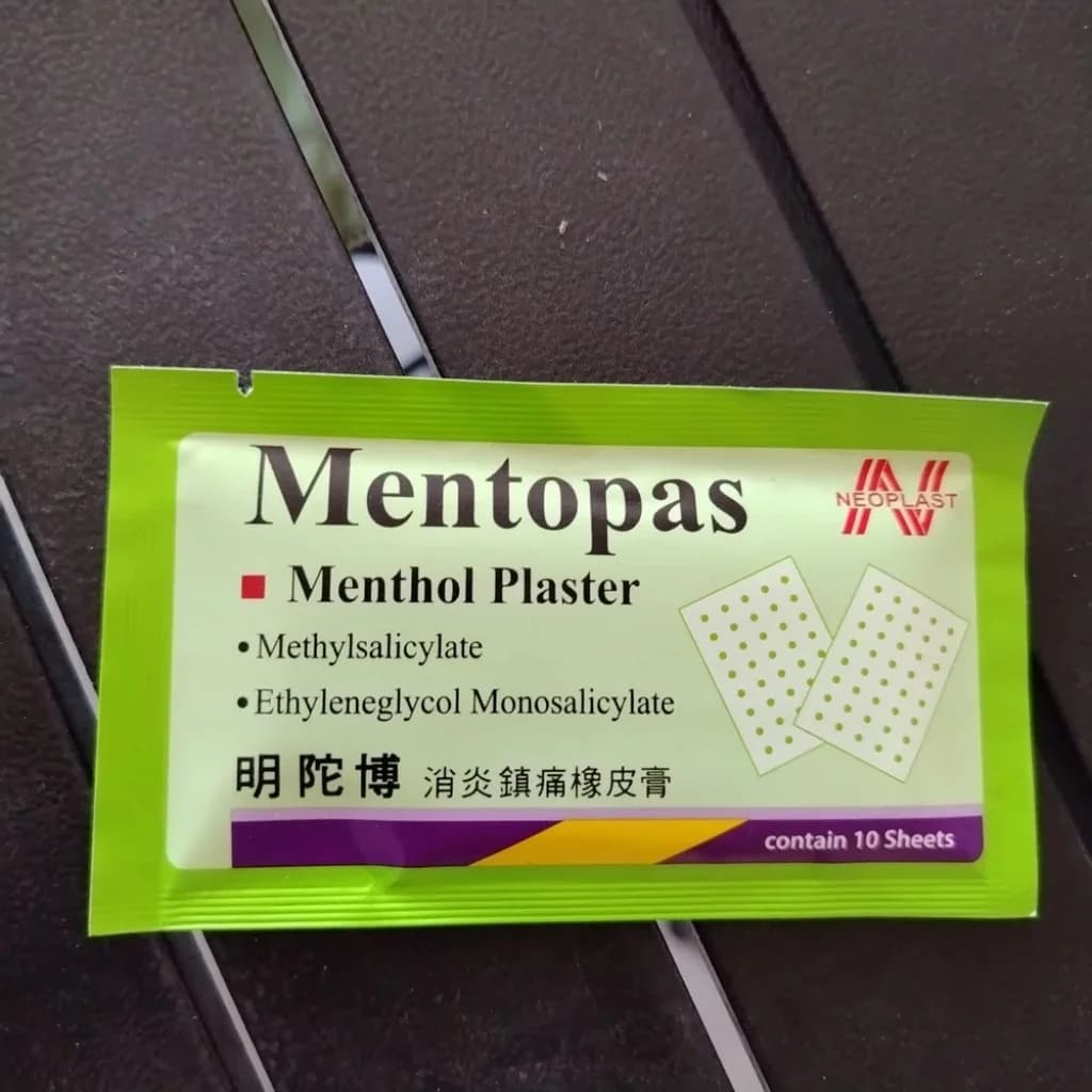 Mentopas Menthol Plaster