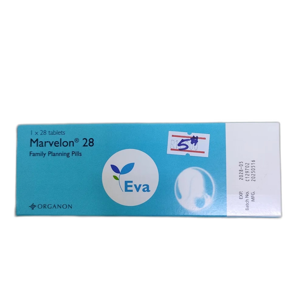 Marvelon 28 Desogestrel 0.15 mg + Ethinylestradiol 0.03 mg - Depot de Pharmacie B Rotha