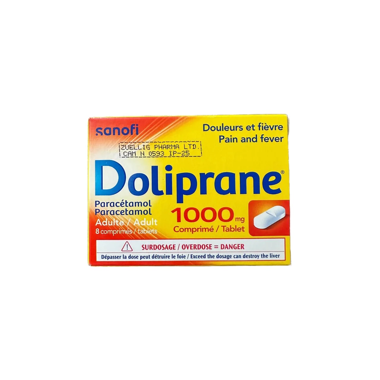 Doliprane 1000 mg 1000 mg - แฑแแแแแแถแ แแแแแถแแแแแแนแ