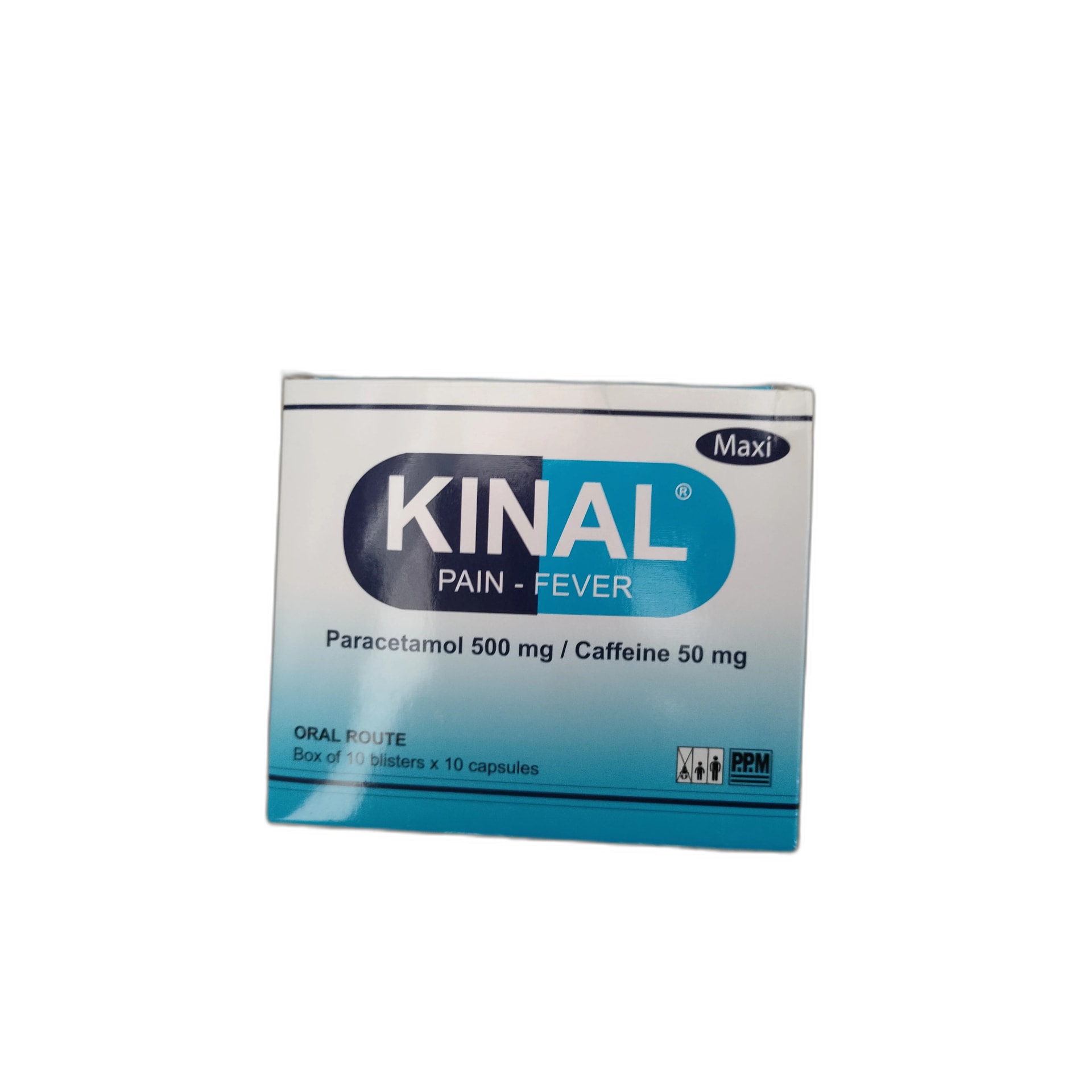 KINAL Maxi Paracetamol 500mg + Caffeine 50mg - PHARMARCY DARA RAKSMEY KOK CHAMBOK