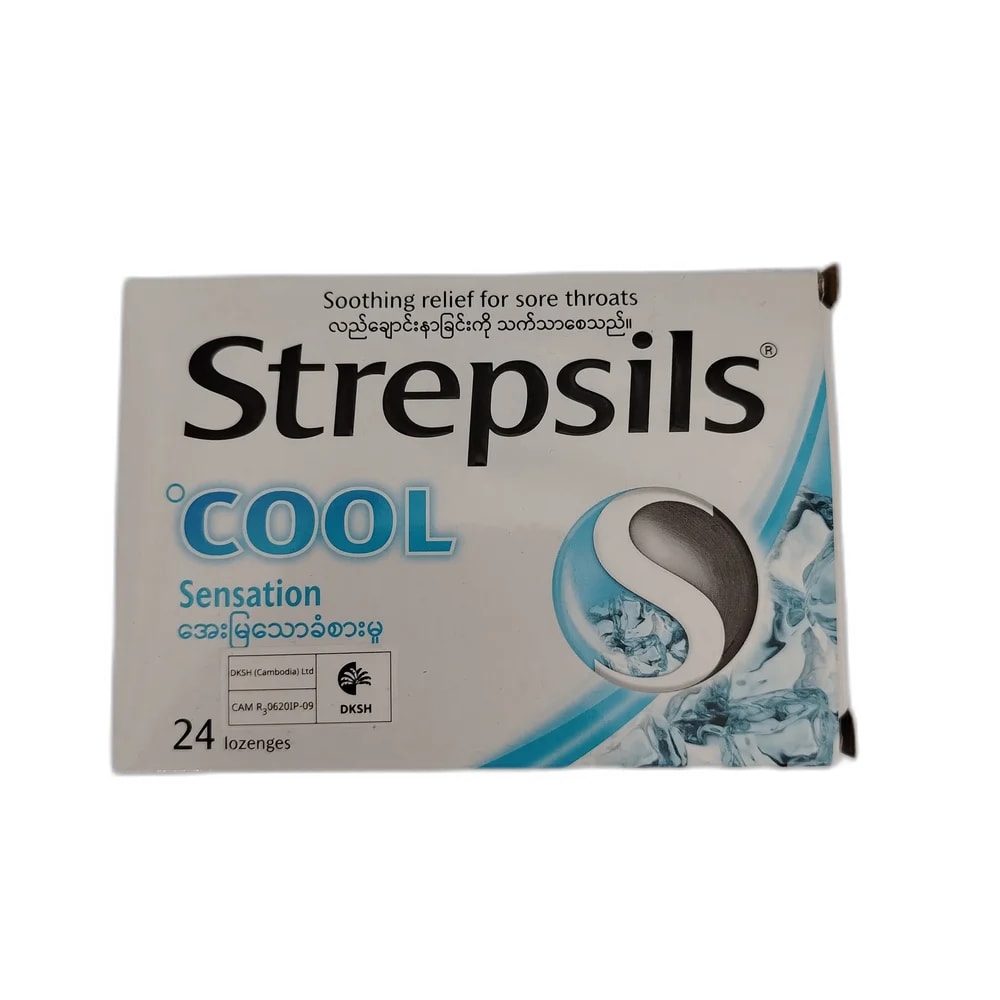 Strepsils Cool 1.2 mg / 0.6 mg / 7 mg - PHARMACIE RATANAK