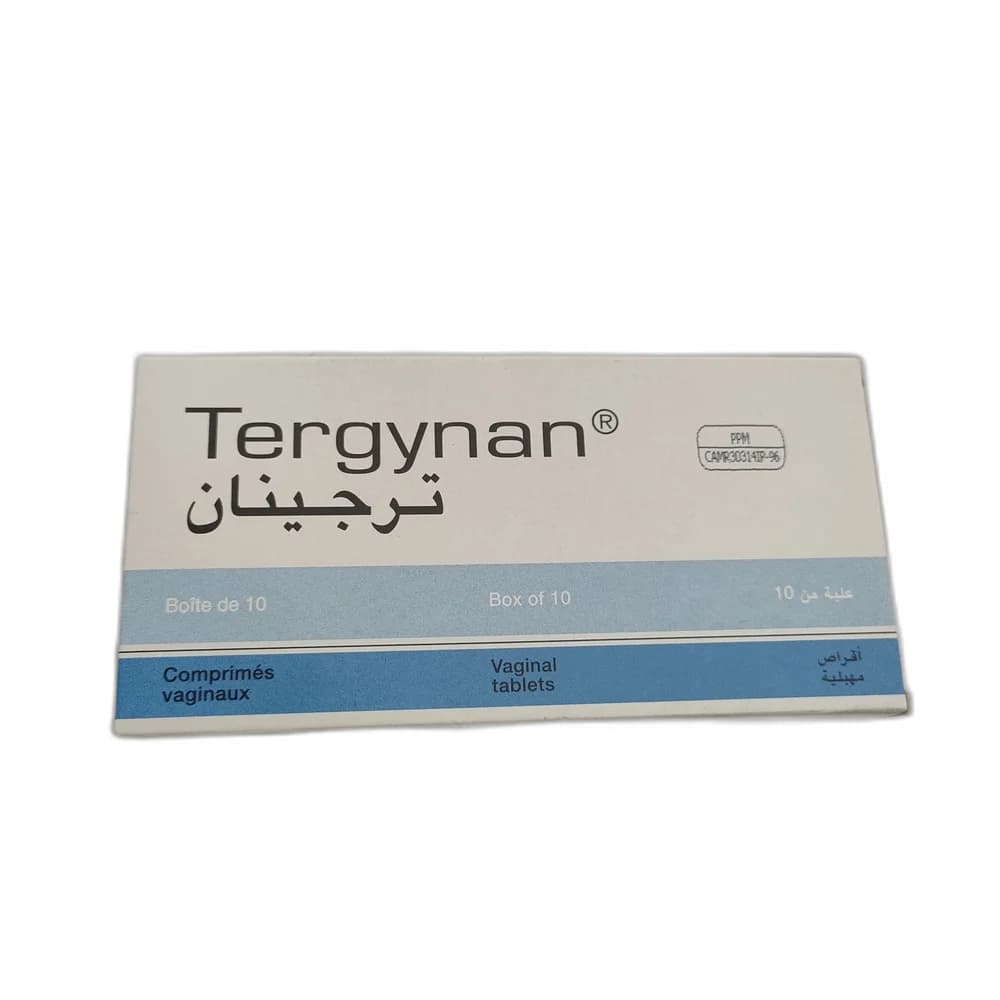 Tergynan Ternidazole 200 mg + Neomycin sulfate 100 mg + Nystatin 100,000 IU + Prednisolone 3 mg