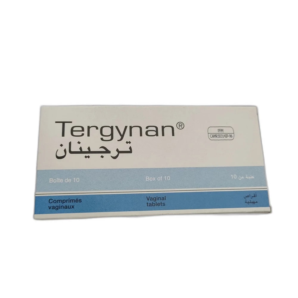 Tergynan Ternidazole 200 mg + Neomycin sulfate 100 mg + Nystatin 100,000 IU + Prednisolone 3 mg - MEY PHARMA PHARMACY