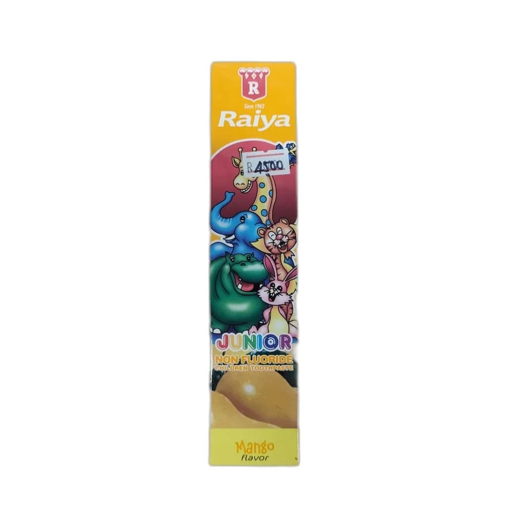 Raiya Junior Non-Fluoride Children’s Toothpaste Mango 75 g