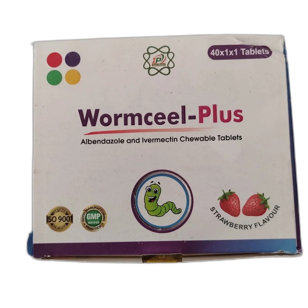 Wormceel-Plus Albendazole 400 mg + Ivermectin 6 mg - Oudom Puthik Pharmacy