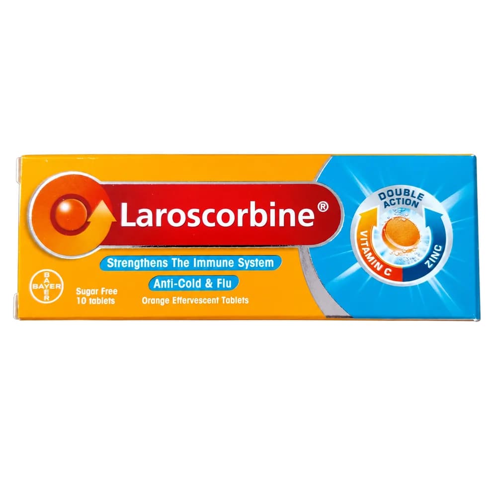 Laroscorbine Double Action 1000 mg / 10 mg