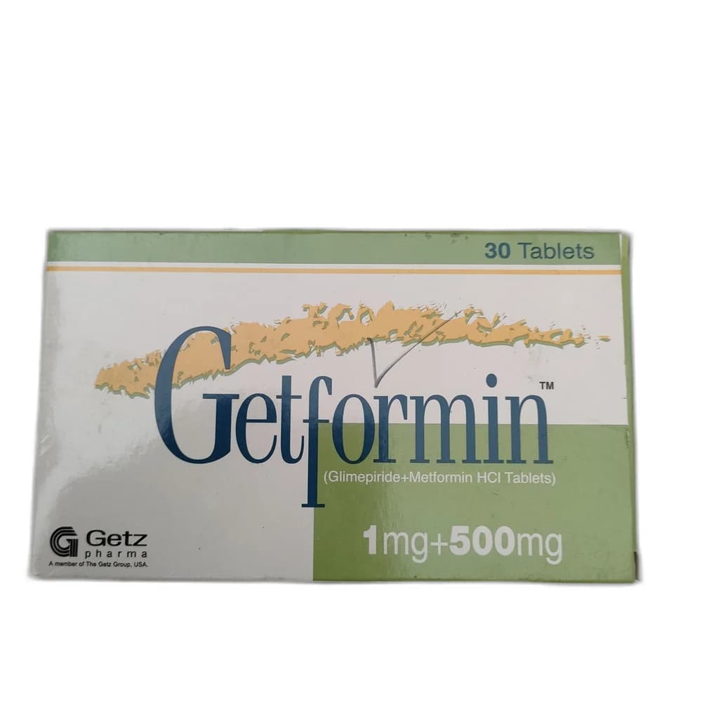 Getformin 1 mg / 500 mg