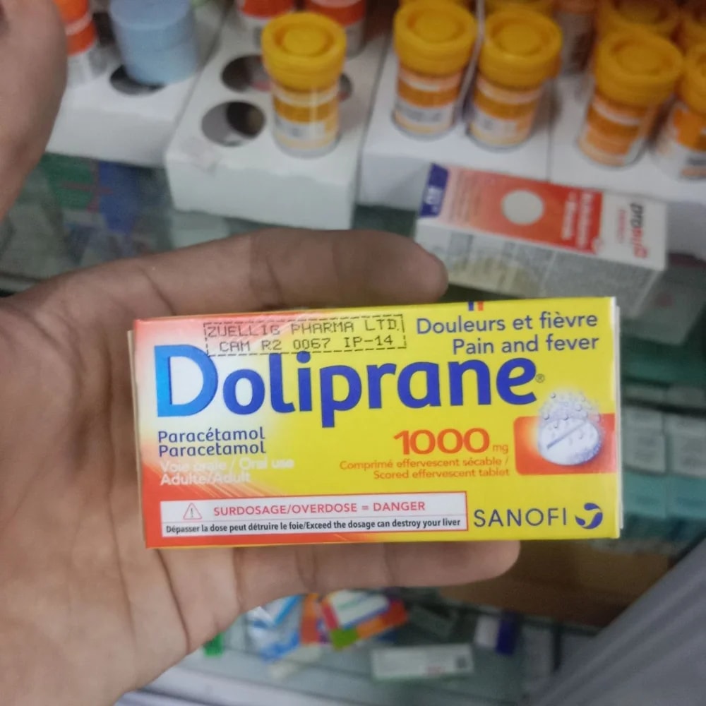 Doliprane Paracetamol 1000 mg per scored effervescent tablet - Kim Yi