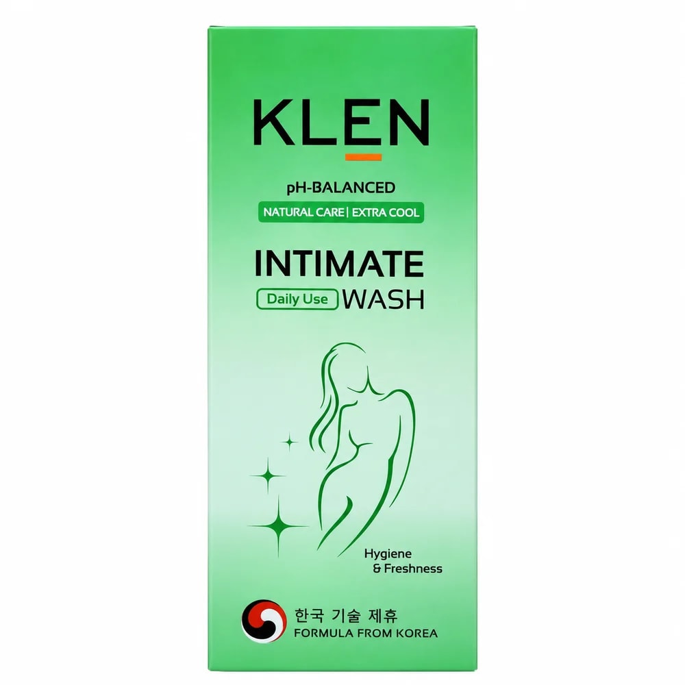 KLEN Intimate Wash Natural Care Extra Cool 150 ml - Pharmacy Krech hong