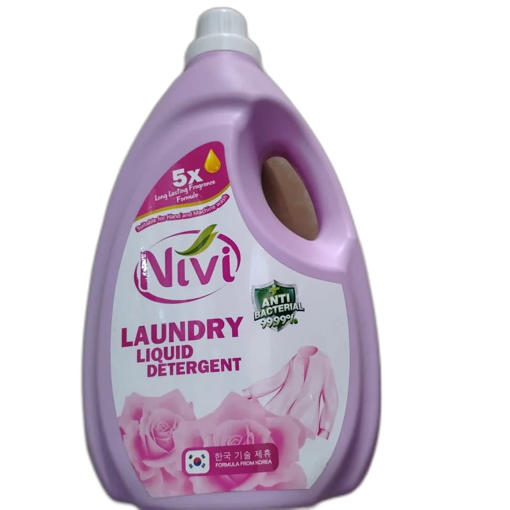 Nivi Laundry Liquid Detergent (Rose) 3000 mL