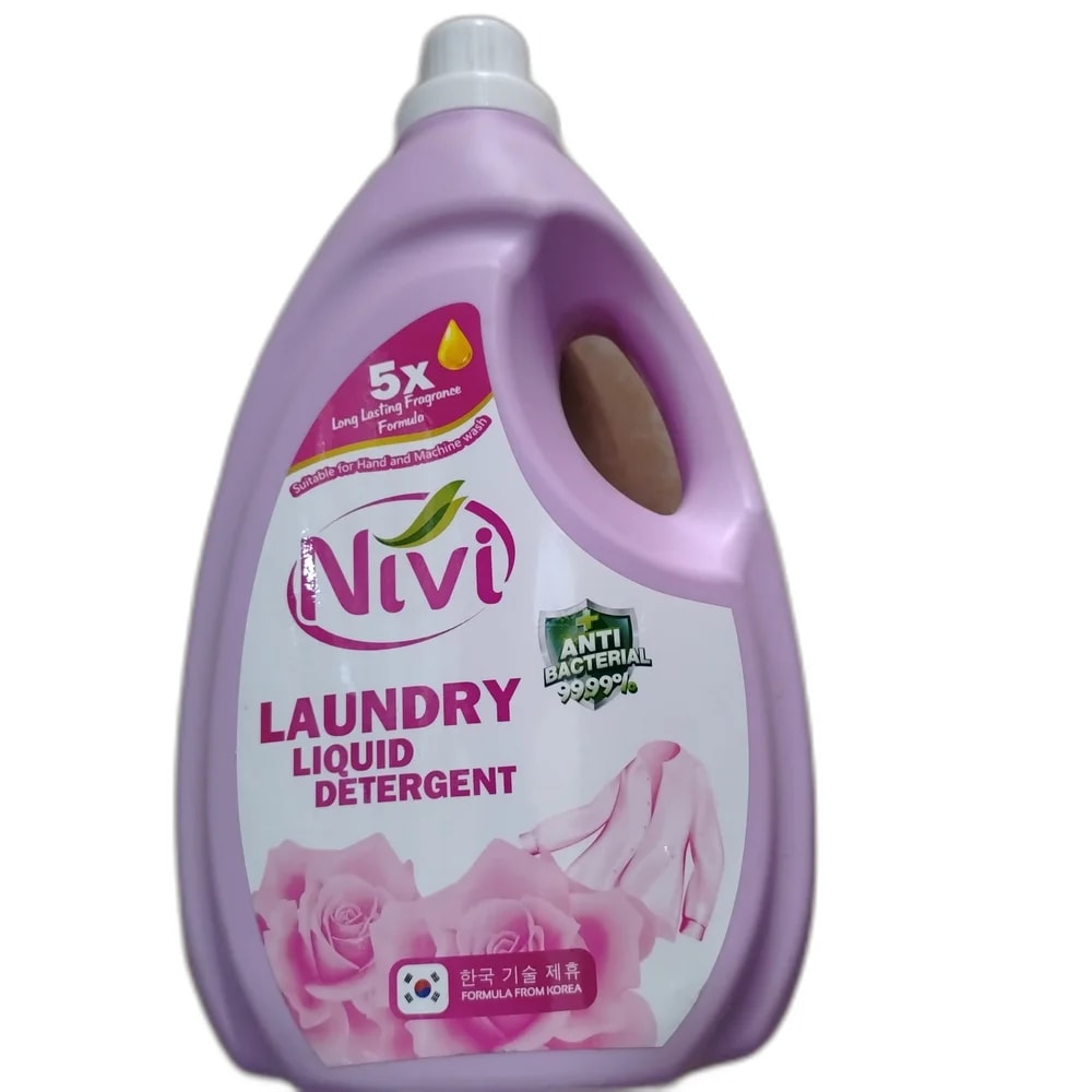 Nivi Laundry Liquid Detergent (Rose) 3000 mL - PHARMACIE LA BELLE PHARMA
