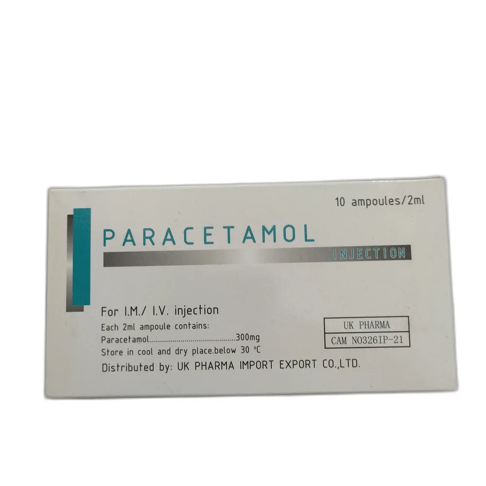 Paracetamol Injection — available at pharmacies in Cambodia on PharmKulen