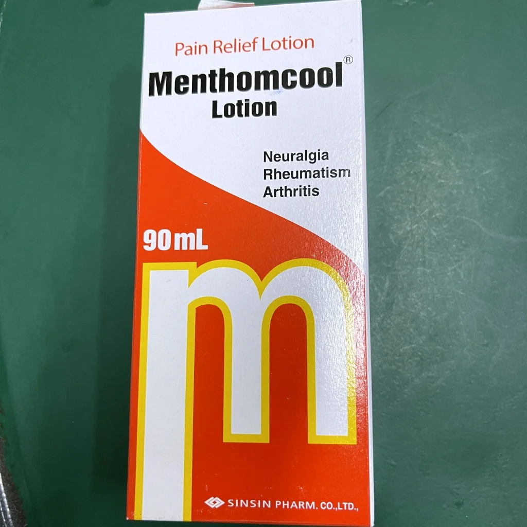 Menthomcool Lotion — available at pharmacies in Cambodia on PharmKulen