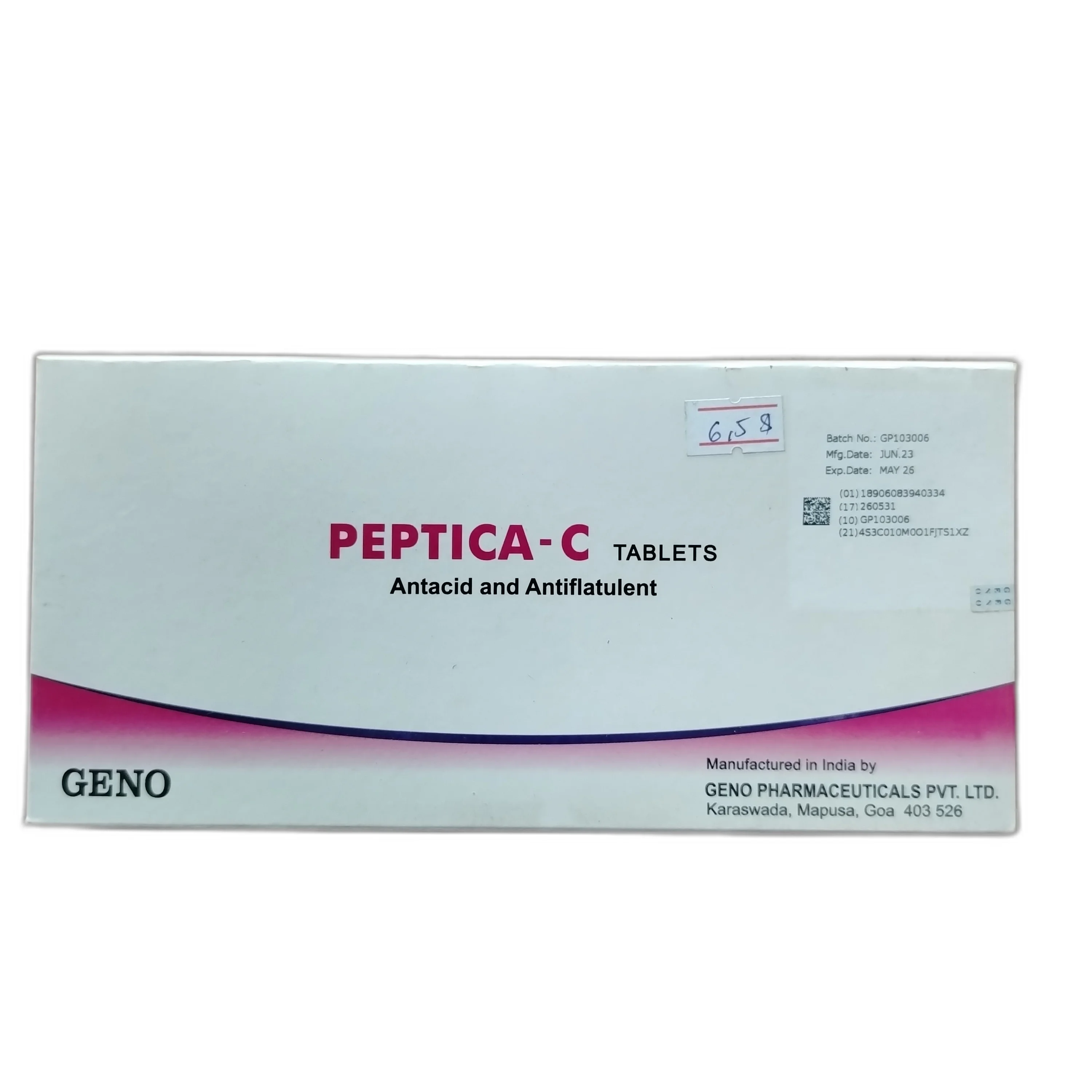 PEPTICA-C — available at pharmacies in Cambodia on PharmKulen