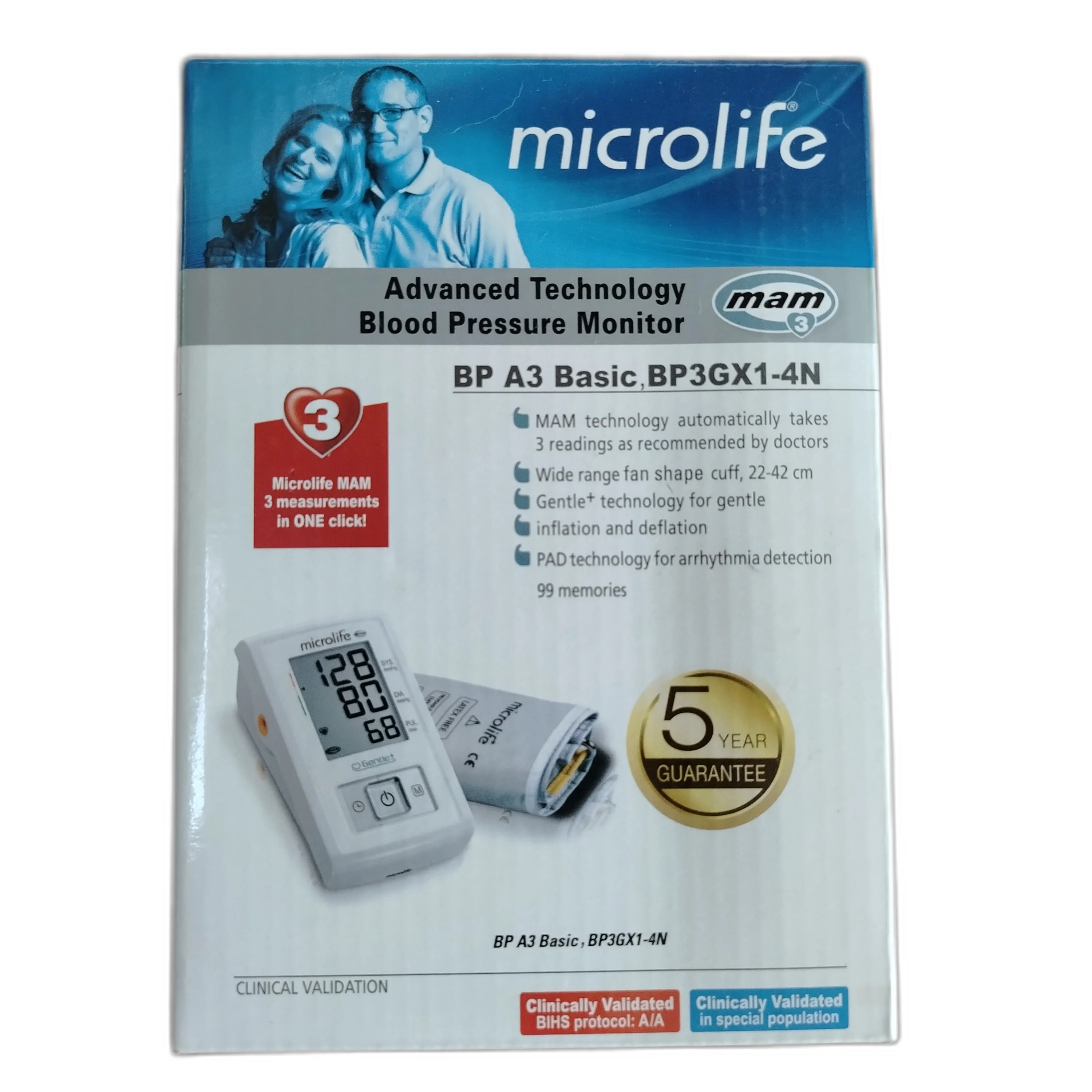 Microlife BP A3 Basic — available at pharmacies in Cambodia on PharmKulen