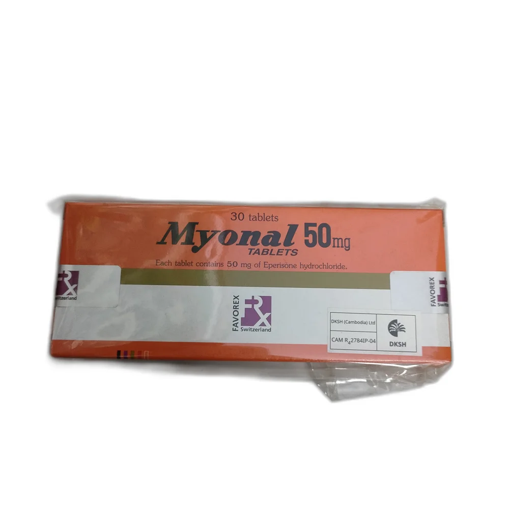 Myonal — available at pharmacies in Cambodia on PharmKulen