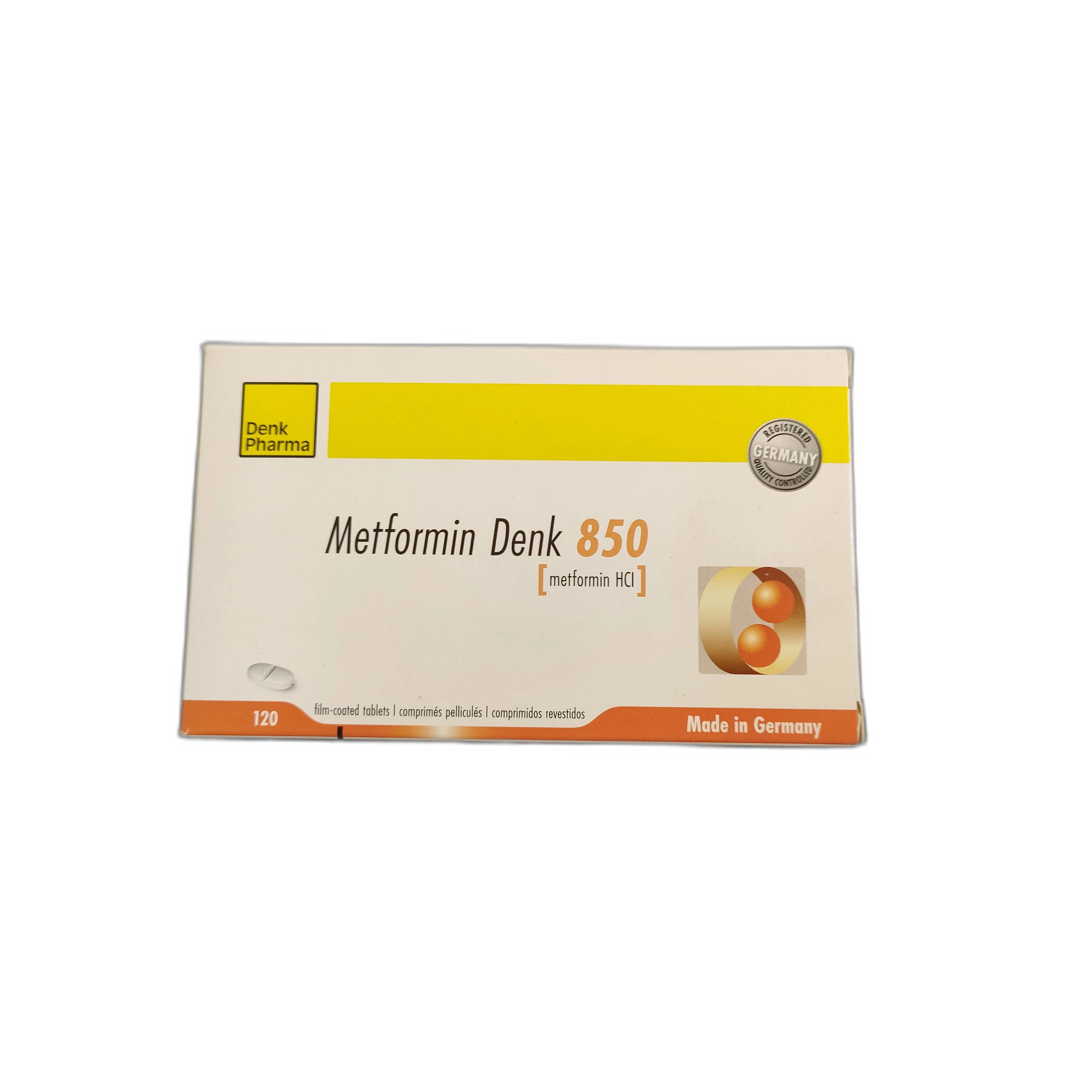 Metformin Denk 850 — available at pharmacies in Cambodia on PharmKulen