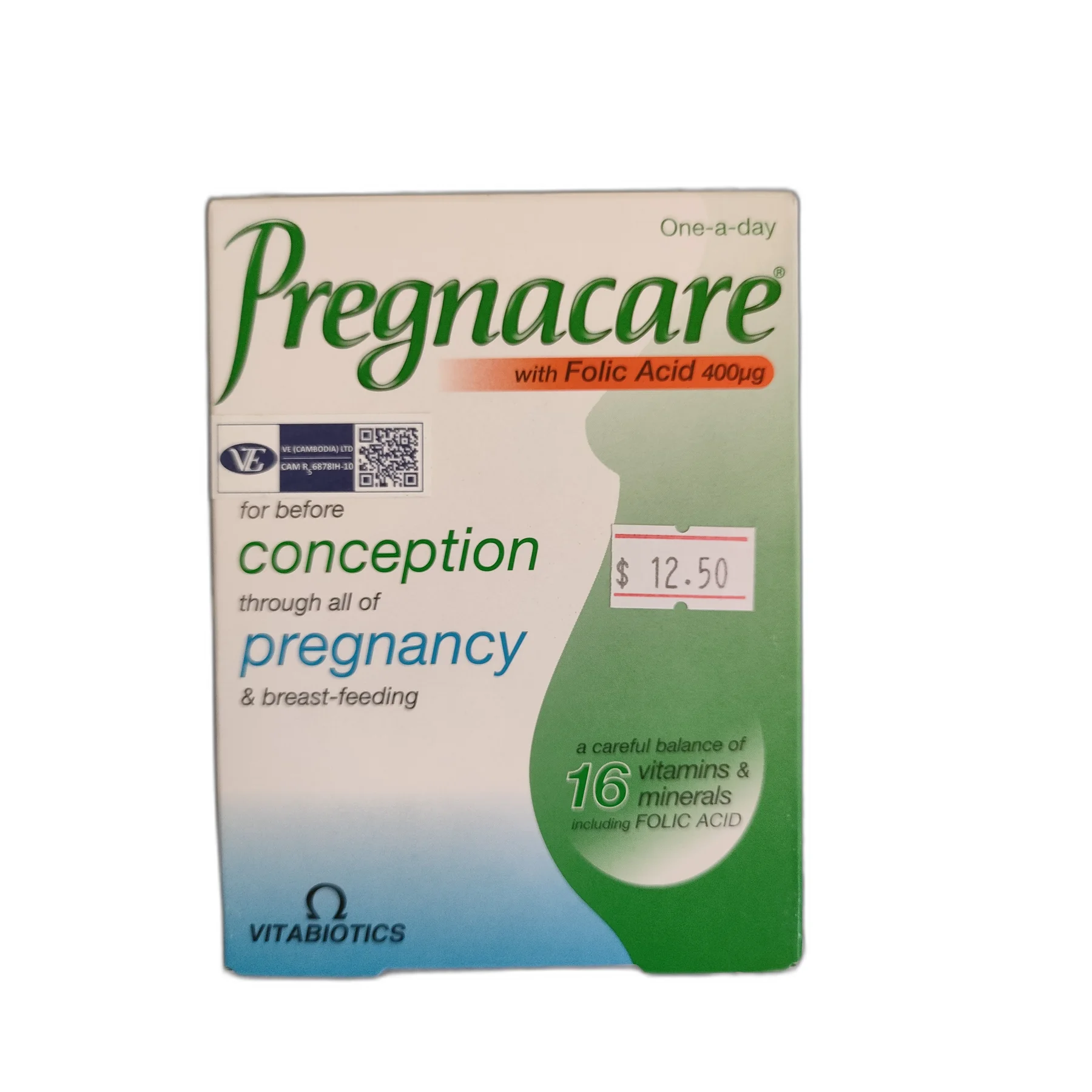 Pregnacare Original — available at pharmacies in Cambodia on PharmKulen