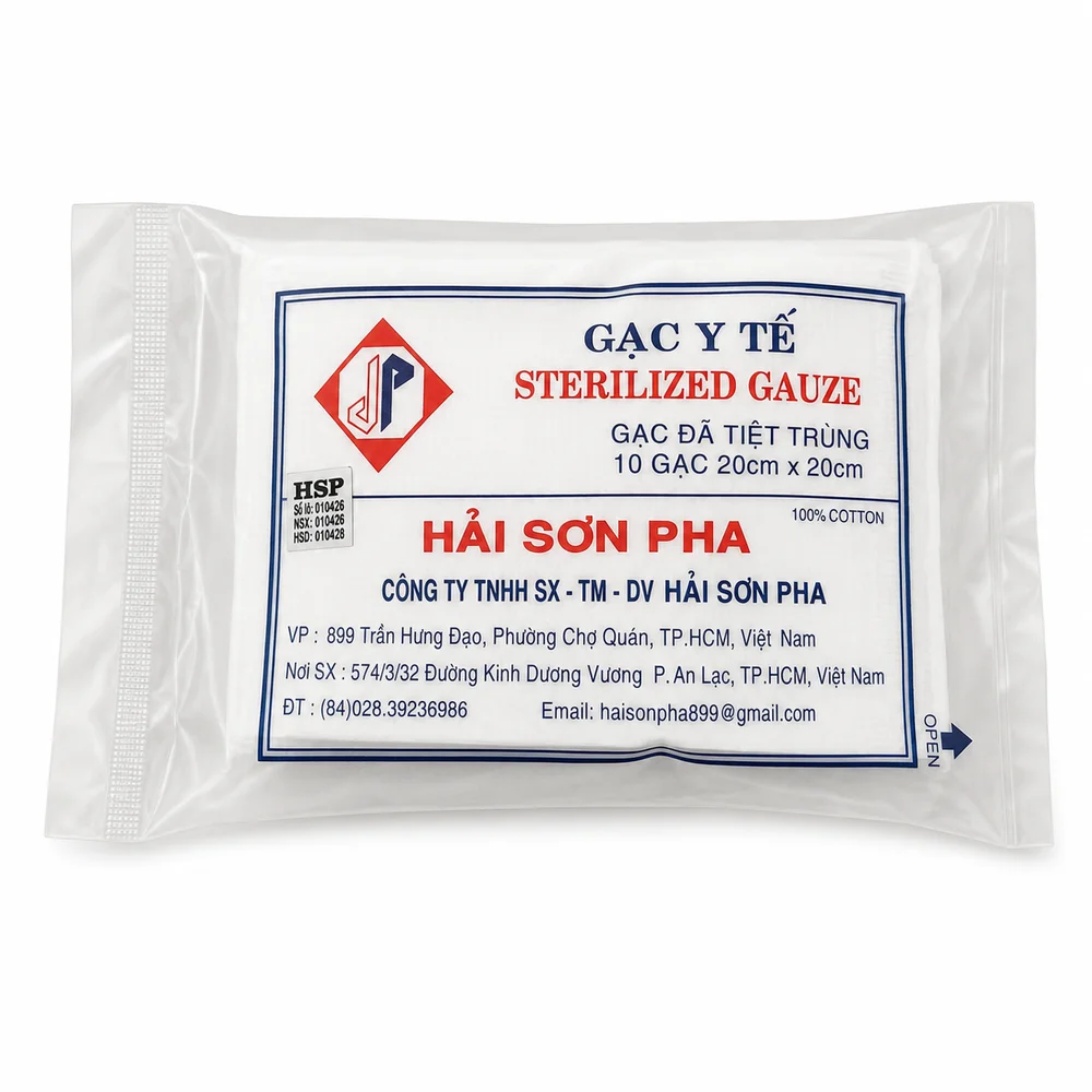 Sterilized Gauze — available at pharmacies in Cambodia on PharmKulen