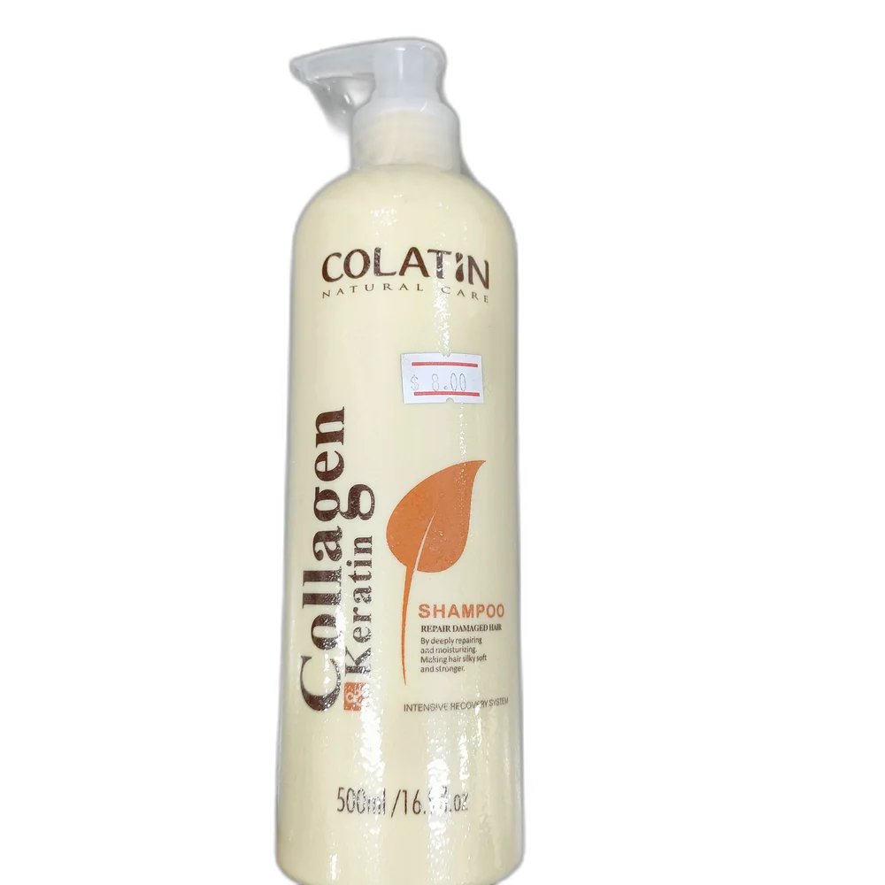 Colatin Natural Care Collagen & Keratin Shampoo — available at pharmacies in Cambodia on PharmKulen