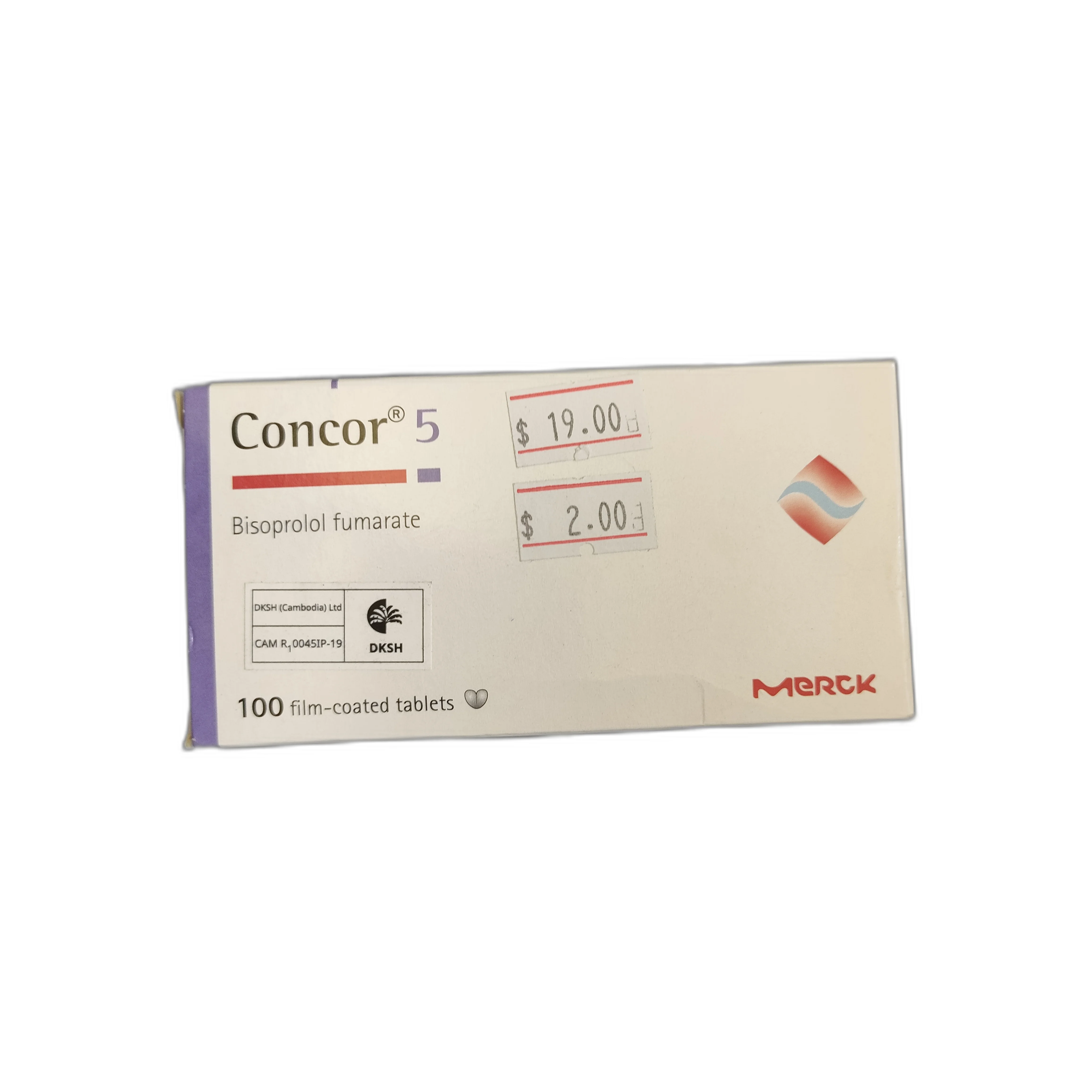 Concor 5 — available at pharmacies in Cambodia on PharmKulen