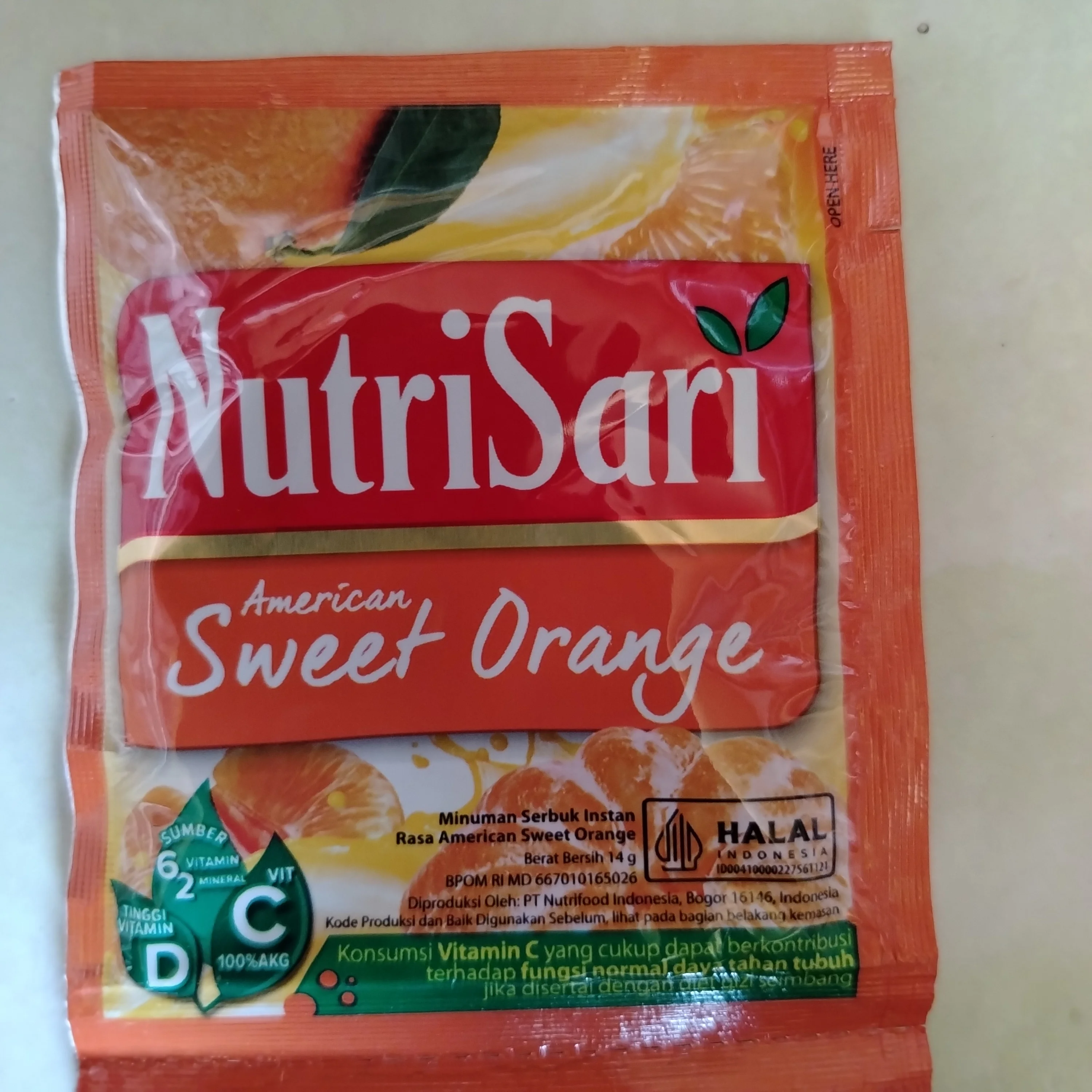 NutriSari American Sweet Orange — available at pharmacies in Cambodia on PharmKulen