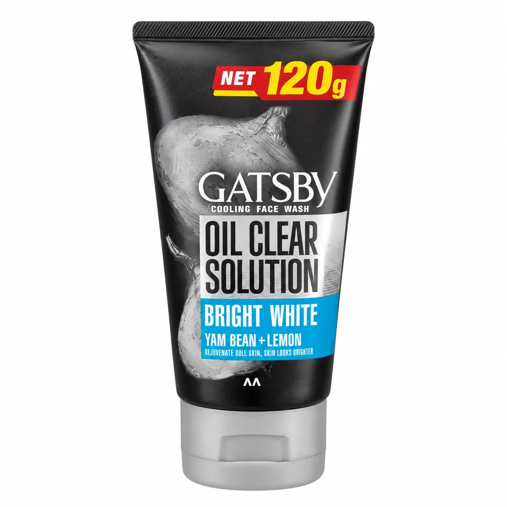 Gatsby Cooling Face Wash Oil Clear Solution Bright White. — available at pharmacies in Cambodia on PharmKulen