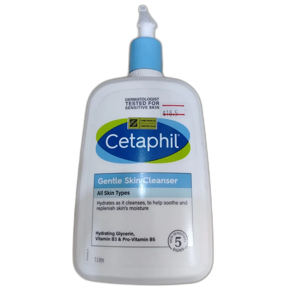 Cetaphil Gentle Skin Cleanser 1 Litre — available at pharmacies in Cambodia on PharmKulen