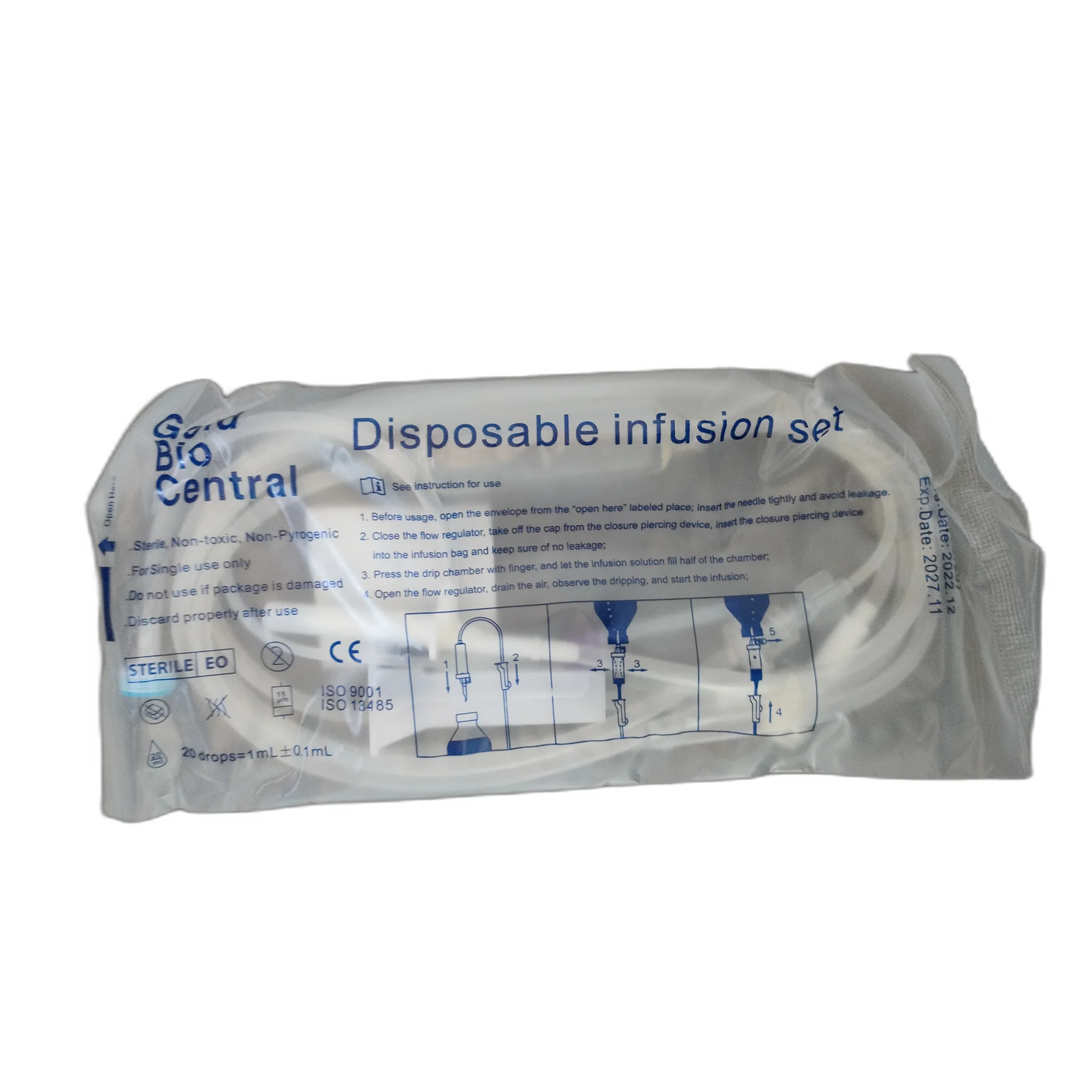 Gold Bio Central Disposable Infusion Set — available at pharmacies in Cambodia on PharmKulen
