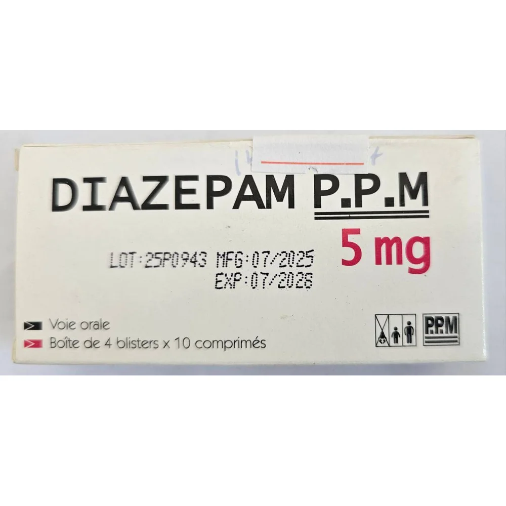 Diazepam P.P.M — available at pharmacies in Cambodia on PharmKulen