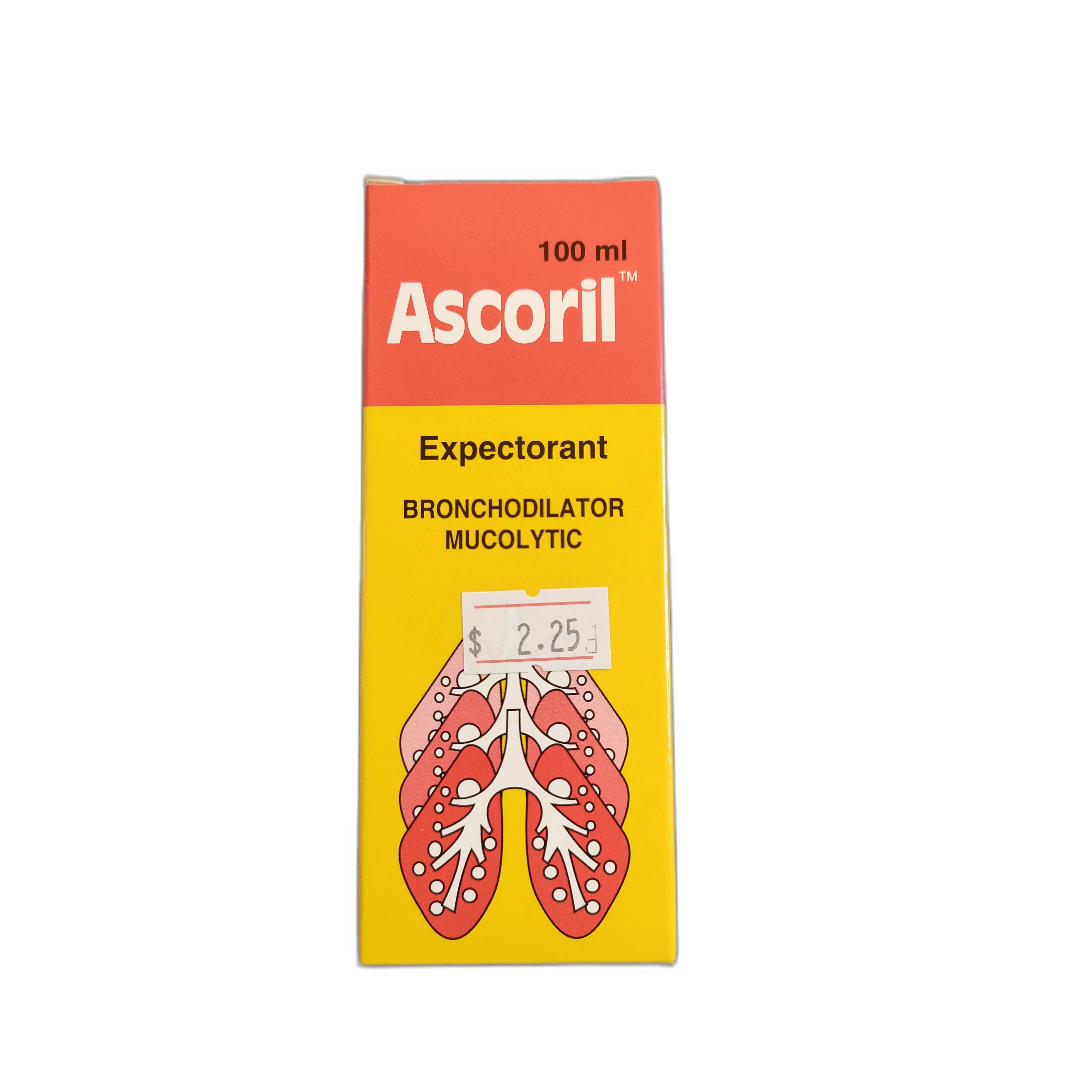 Ascoril Expectorant — available at pharmacies in Cambodia on PharmKulen