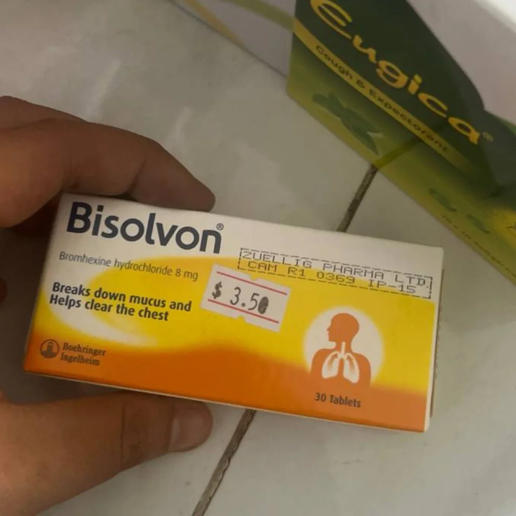 Bisolvon — available at pharmacies in Cambodia on PharmKulen
