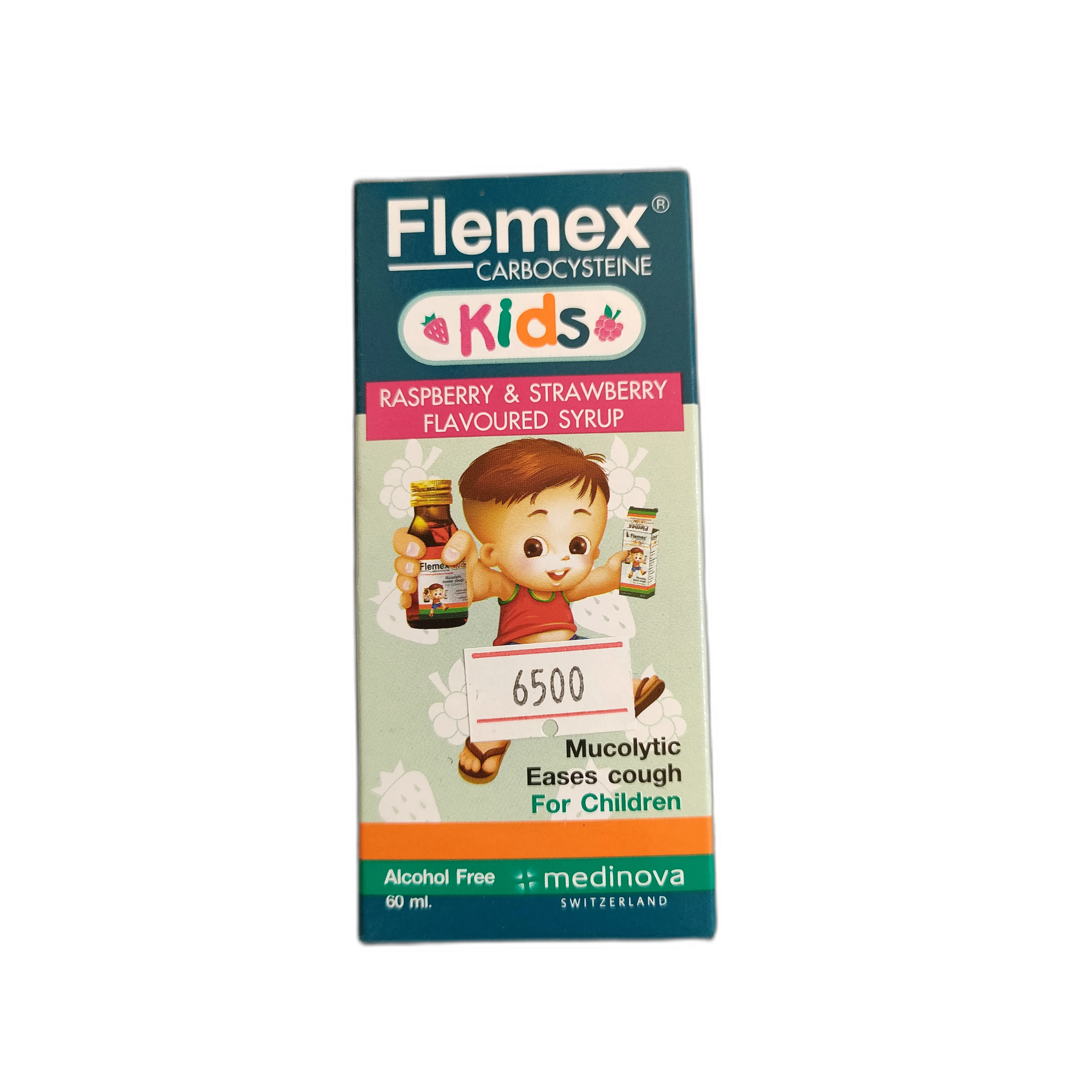 Flemex Kids — available at pharmacies in Cambodia on PharmKulen