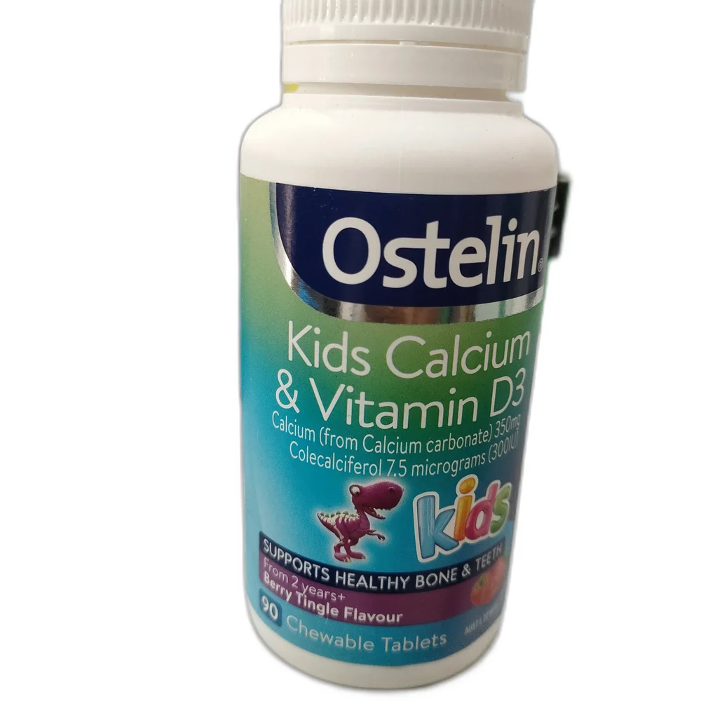 Ostelin Kids Calcium & Vitamin D3 — available at pharmacies in Cambodia on PharmKulen