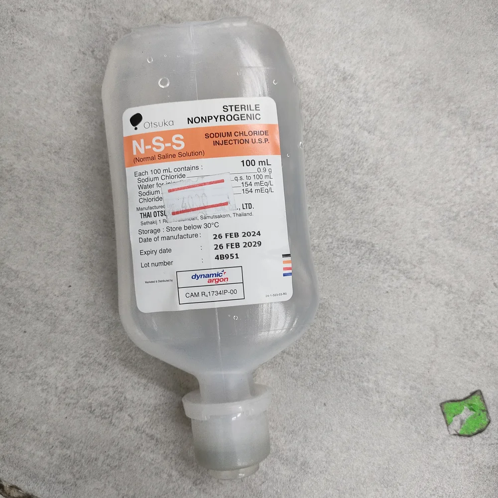 Otsuka N-S-S Normal Saline Solution 100ml — available at pharmacies in Cambodia on PharmKulen