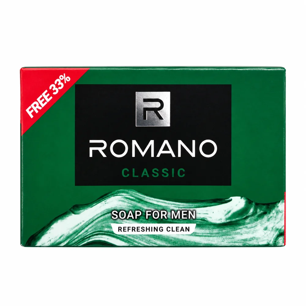 Romano Classic Soap for Men — available at pharmacies in Cambodia on PharmKulen