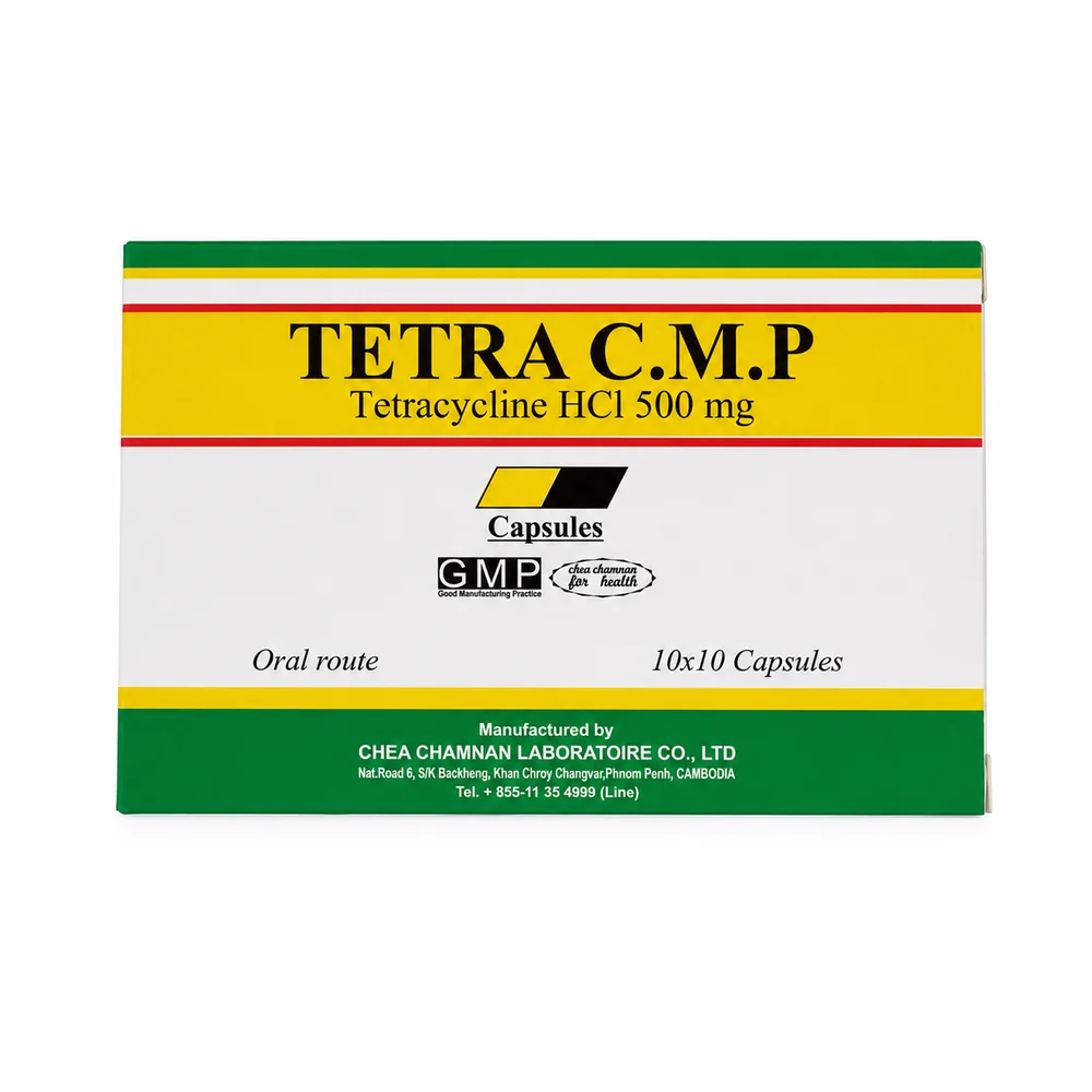 Tetra C.M.P. — available at pharmacies in Cambodia on PharmKulen