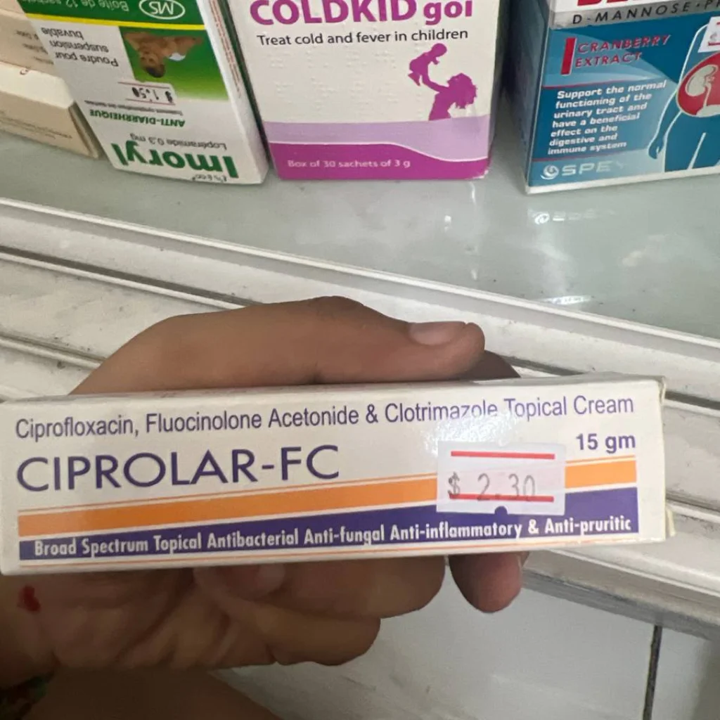 CIPROLAR-FC — available at pharmacies in Cambodia on PharmKulen